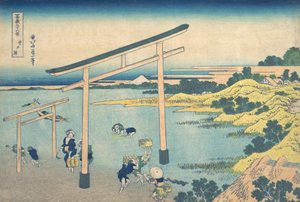 Noboto Bay Noboto no ura, ze série Třicet šest pohledů na horu Fuji Fugaku ..., ca. 1830-32. od Katsushika Hokusai