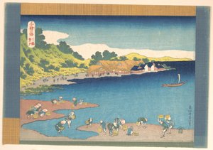 Noboto v Šimóse (Šimósa Noboto), ze série Tisíc obrazů moře (Chie no umi) od Katsushika Hokusai