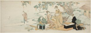 Piknik party od Katsushika Hokusai