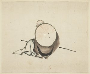 Poutník odpočívá od Katsushika Hokusai