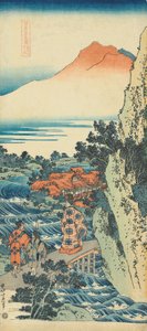 Tisk ze série „Skutečné zrcadlo čínských a japonských básní od Katsushika Hokusai