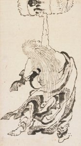 Virgin f Ching g A likérka g, Edo Perio d, nebo? 40. léta 19. století. od Katsushika Hokusai