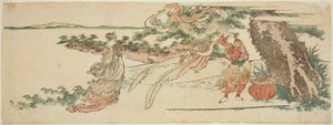 Péřový plášť (Hagoromo) od Katsushika Hokusai