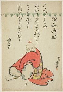 Básník Sojo Henjo, ze série Six Immortal Poets (Rokkasen) od Katsushika Hokusai
