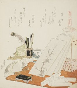 The Studio, ilustrace pro The White Shell od Katsushika Hokusai