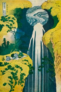 Vodopád Amida za Kiso Road, c1832. 1925 od Katsushika Hokusai