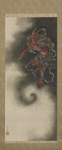 Bůh hromu, období Edo od Katsushika Hokusai