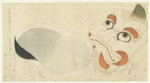 Dvě masky od Katsushika Hokusai