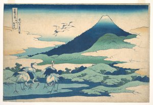 „Panství Umezawa v provincii Sagami“ ze série Třicet šest pohledů na horu Fuji (Fugaku sanjūrokkei, Sōshū Umezawa zai) od Katsushika Hokusai