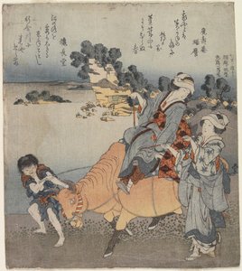 Výhled z kvalitní Leaguer Beach, 1820-1834 od Katsushika Hokusai