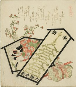 Votivní obrázky (Ema), ze série "Výběr koní (Uma-zukushi)" od Katsushika Hokusai
