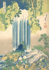 Vodopád Yoro v provincii Mino Mino no Yoro no taki, ze série A Tour of Wate..., ca. 1832. od Katsushika Hokusai