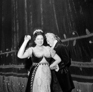 Renata Tebaldi a Tito Gobbi v la Scala v Miláně