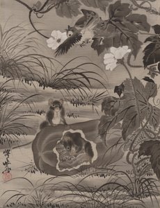 Myši v melounu, ca. 1887. od Kawanabe Kyosai