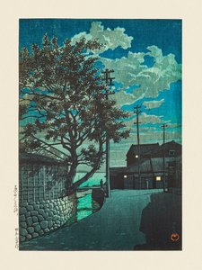 Kamezaki Bishu 1928 od Kawase Hasui