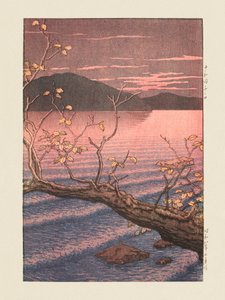 Towadako Noguchi (jezero Towada v prefektuře Aomori) (1932) od Kawase Hasui
