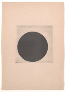Černý kruh za „Od kubismu a futurismu k suprematismu: Nový realismus v malířství“ od Kazimir Severinovich Malevich