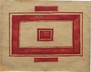 Plán stropu pro Rudé divadlo, Leningrad od Kazimir Severinovich Malevich