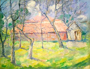 Krajina poblíž Kyjeva, 1930. od Kazimir Severinovich Malevich
