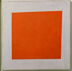 Rudé náměstí. Malba Realismus Rolníka Ve Dvou Rozměrech od Kazimir Severinovich Malevich
