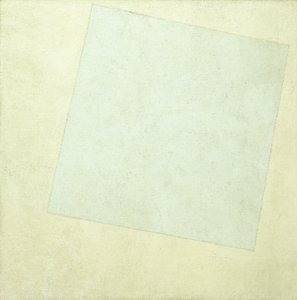 Suprematistické složení. Bílá na bílém, 1918 od Kazimir Severinovich Malevich