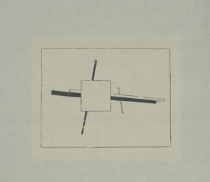 Suprematistický kříž od Kazimir Severinovich Malevich