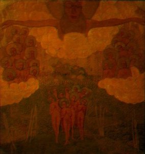 Triumph of the Heavens, studie pro fresku od Kazimir Severinovich Malevich
