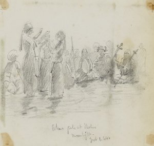 ...Dívky v Thébách - měsíční svit od Kellogg, Miner Kilbourne