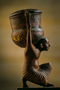 Nádoba Unguent; hrobka Haity; vláda Amenhotepa IV; Achnaton; Amarna,, 2009 (foto) od Kenneth Garrett