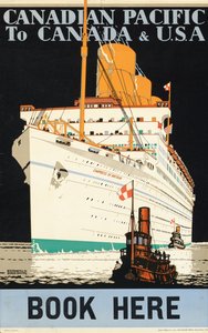 Plakát s reklamou „Canadian Pacific“