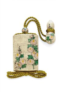 A Three-Case Inro, období Edo (kamenina) od Kenya (attr. to) Miura