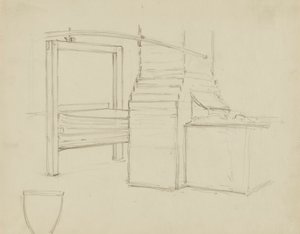 (Rotunda Kapitolu státu Iowa) (Výrobky, studie pro panel) od Kenyon Cox