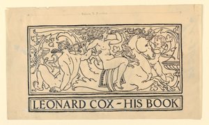Knihovna pro Leonarda Coxe od Kenyon Cox
