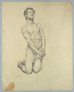 Figurální studie pro "Pokušení sv. Antonína" od Kenyon Cox