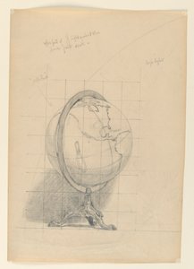 Studium pro „Matematiku“, „Vědy“, Knihovna Kongresu, Washington D.C. od Kenyon Cox