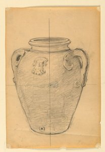 Studie pro vázu, "The Sources of Wealth", "Union Trust Company Building, Cleveland, OH od Kenyon Cox