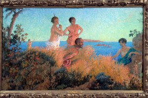 Malba starověkých scén od Xaviera Roussela Kera (1867-1944)