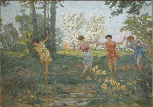 Eurydice pokousaná hadem, 1913.