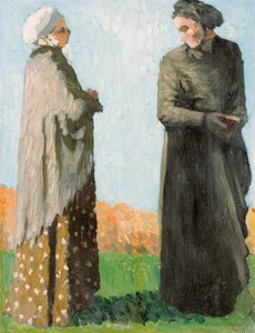 Rolníci v nedělních šatech, 1890