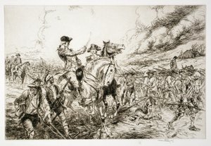 George Washington ve Valley Forge od Kerr Eby