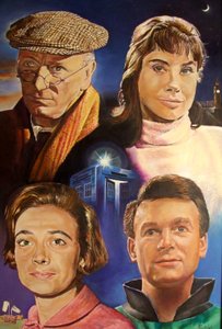 The Mythmaking Four (Dr Who), 2003 (malba) od Kevin Parrish