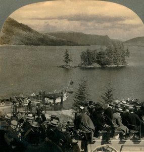 Cestování po kouzelné zemi Trossachs, Skotsko, 1902. od Keystone View Company