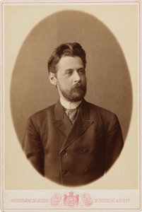 Portrét básníka Innokenty Annensky 1856-1909, c. 1890. od Kiev . Photo studio V. Vysotsky