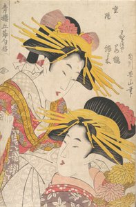 Všechny části P Hayashi ts od Kikukawy Eiyamy, Utagawa Kunisada, Návrh d Utagawa Kunimaru, 19. řada. od Kikugawa Eizan
