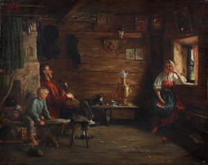 Rodinná idylka od Kirill Vikentievich Lemoch
