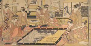 Votivní obrázek, který má být darován Kannonovi z Asakusy..., ca. 1800. od Kitagawa Kikumaro