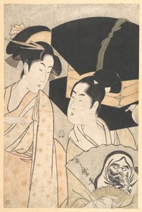 Prodejce suvenýrů od Kitagawa Utamaro