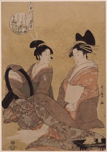 Hanamurasaki z te Tamaya, 1793 od Kitagawa Utamaro