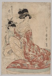Ichikawa z jehličí od Kitagawa Utamaro