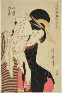 Koharu plan d Autism, z tee serie s od Kitagawa Utamaro